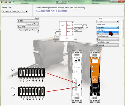 1510470000 - 60A AC/DC Current Monitor with Relay and Adjustable Limits