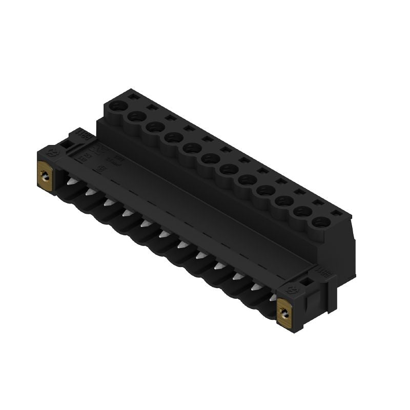 1000850001 - 12-Pole 5.08mm PCB Connector with Clamping Yoke  (Pack of 24)