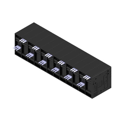 2500550000 - 10mm PCB Terminal Block, 12 Poles, 90° Angle  (Pack of 10)