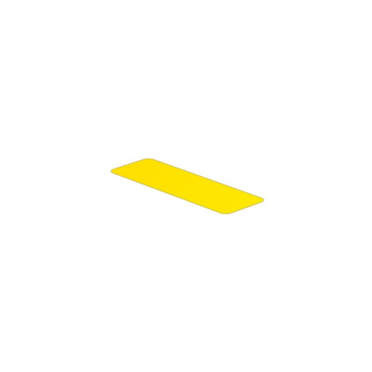 2005520000 - Yellow Polyester ClipCard Markers, 15 x 45 mm, 450 pcs  (Pack of 450)