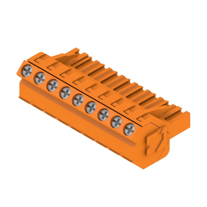 1945820000 - 5.08mm 9-Pole Female PCB Connector with Clamping Yoke  (Pack of 36)