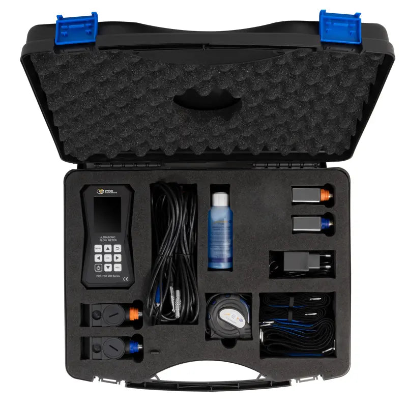 PCE-TDS 200 SML - Handheld Ultrasonic Flowmeter with 32 GB Memory and Display