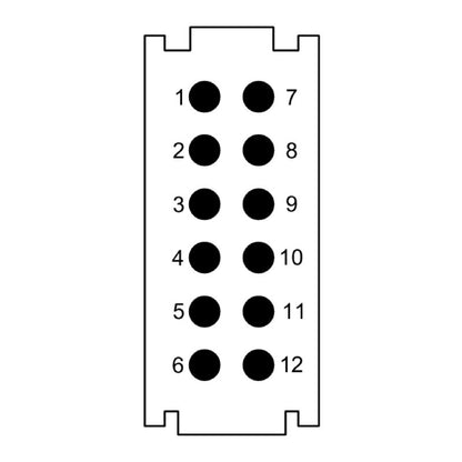 2748460000 - 12 MP Signal Module, 250V 10A, Push In Connector