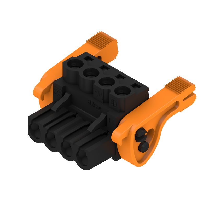1945080000 - 4-Pole Female PCB Connector, 180° Angle, RoHS Compliant  (Pack of 60)
