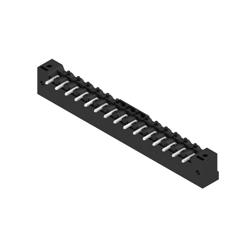 1837760000 - 15-Pole 5.08mm PCB Plug Connector with Black Flange  (Pack of 18)