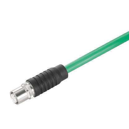 1380620000 - M12 D-Coded Connector for 6.3-6.7mm Cables, IP67 Rated