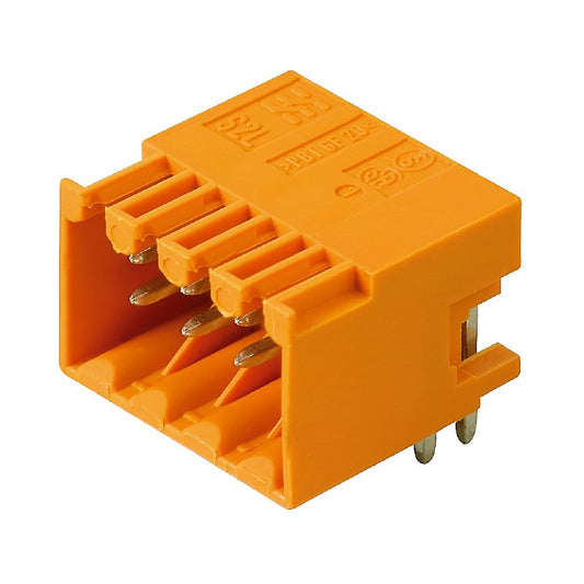 1948760000 - 3.50mm Male PCB Connector, 6 Poles, 90° Angle, Orange  (Pack of 156)
