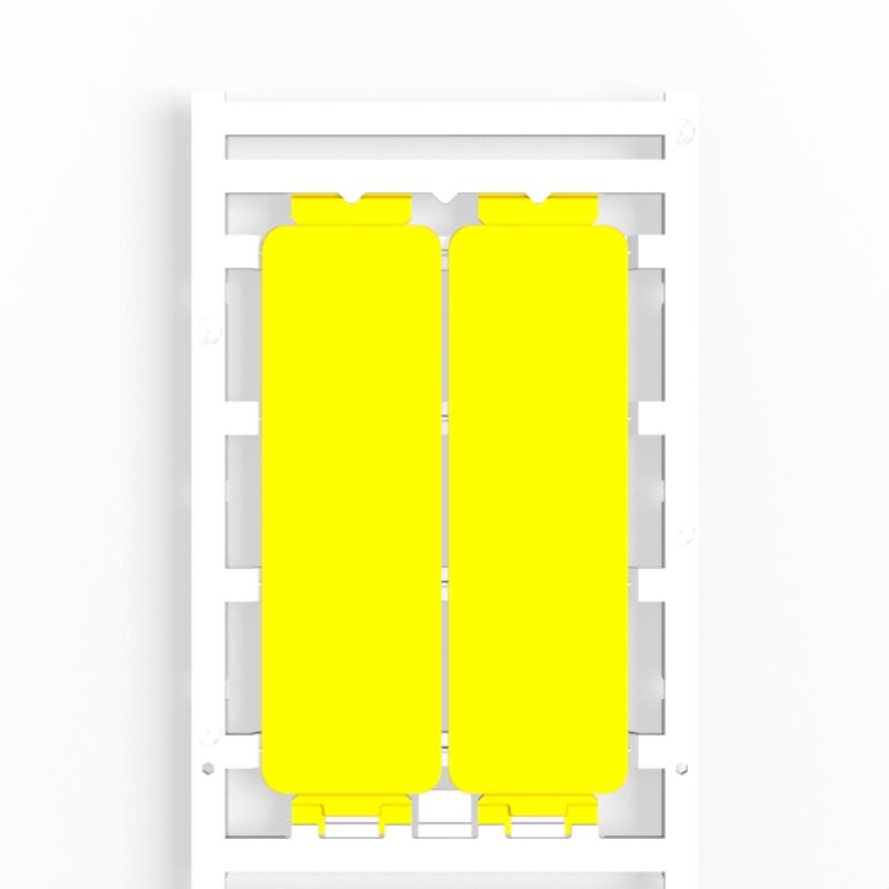 1526120000 - Yellow 27x85mm Self-Adhesive Device Markers for Machinery  (Pack of 20)