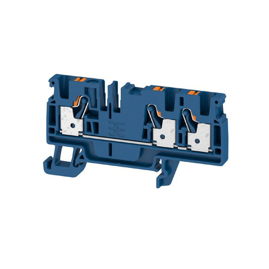 2534360000 - Dark Blue Feed-Through Terminal, 4mm², 800V, 32A Capacity  (Pack of 50)