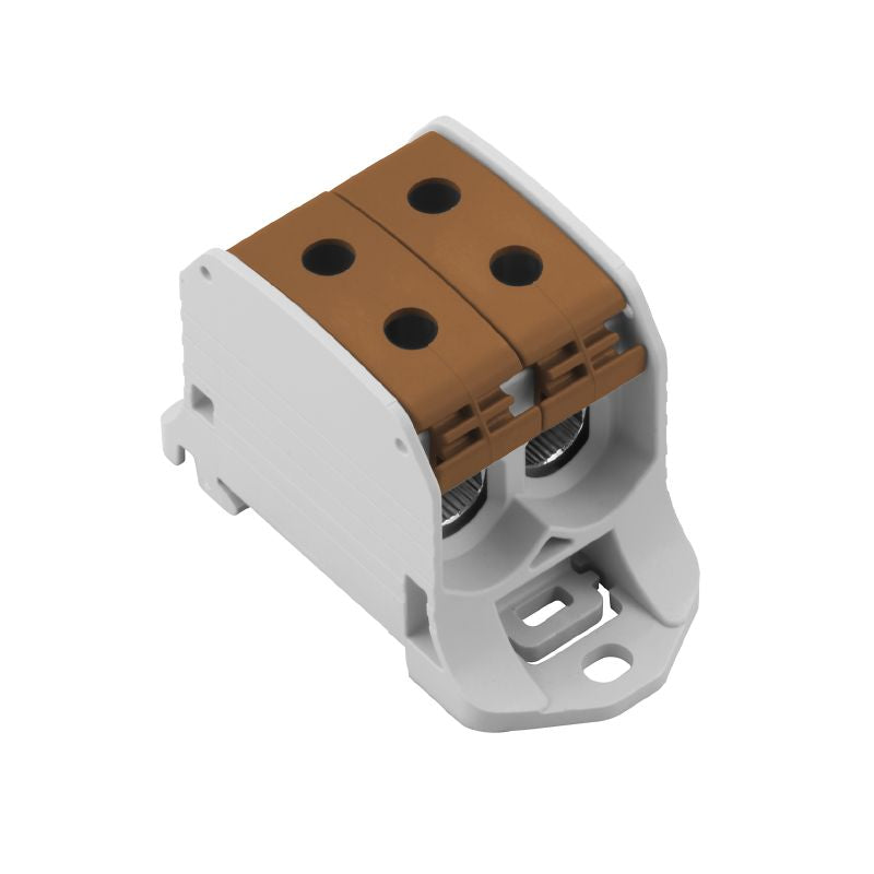 2502610000 - Brown Distributor Terminal, 50mm², 150A, 4 Connections  (Pack of 5)