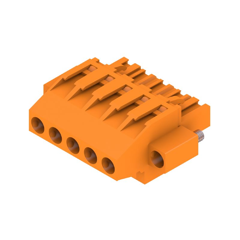 1950340000 - 5-Pole 5.08mm PCB Plug Connector, 270° Clamping Yoke  (Pack of 48)