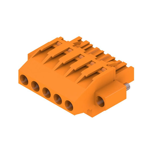 1950340000 - 5-Pole 5.08mm PCB Plug Connector, 270° Clamping Yoke  (Pack of 48)