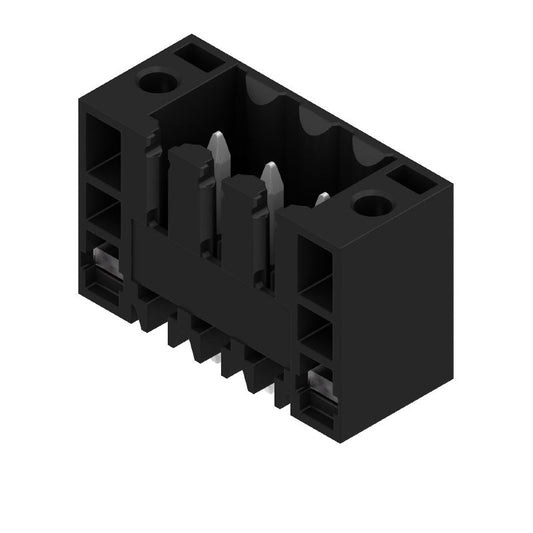 1142260000 - 3-Pole 3.5mm PCB Connector, 180° Angle, Flanged Design  (Pack of 100)