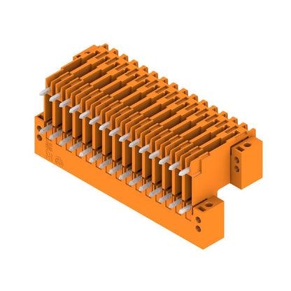 1890840000 - 30-Pole Orange PCB Connector, 3.5mm Pitch, 90° Elbow  (Pack of 10)