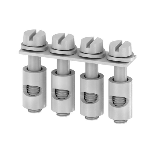 0337200000 - 4-Pole 6mm Cross-Connector, 24A, 23.4mm Wide  (Pack of 50)