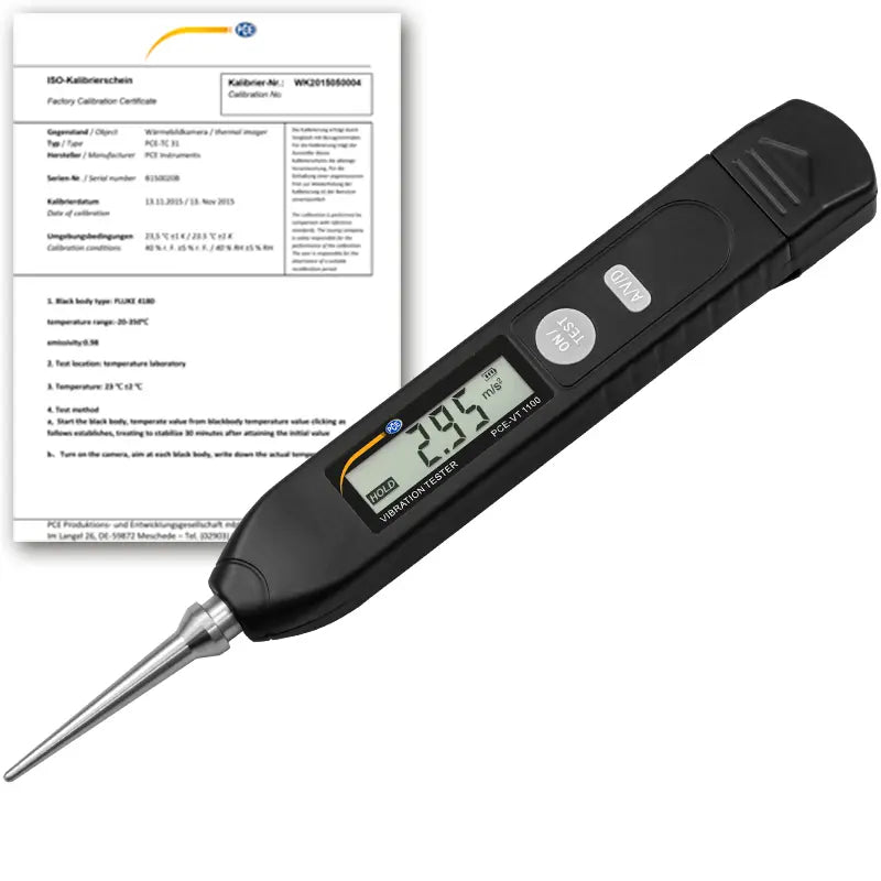 PCE-VT 1100 - Handheld Vibration Tester for Machinery Assessment