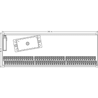 1126870000 - 90-Pole ELCO Connector with 5.08mm Pitch, RoHS Compliant