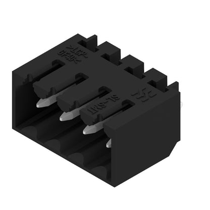 1753002001 - Black 4-Pole PCB Connector for 1.5mm Solder Connections  (Pack of 100)