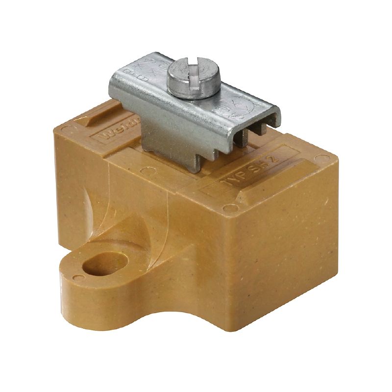 0641720000 - Medium Yellow Busbar Support, 40mm Width, V-0 Rated  (Pack of 10)