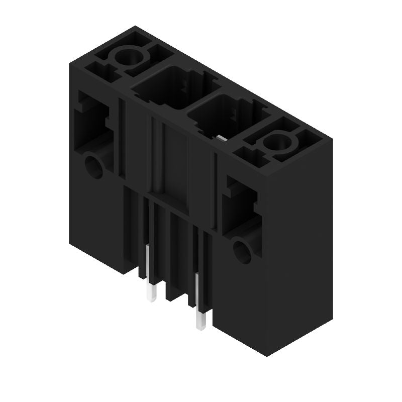 1813650000 - 10.16mm PCB Connector, Black, 2-Pole Elbow, 3.5mm Pins  (Pack of 42)