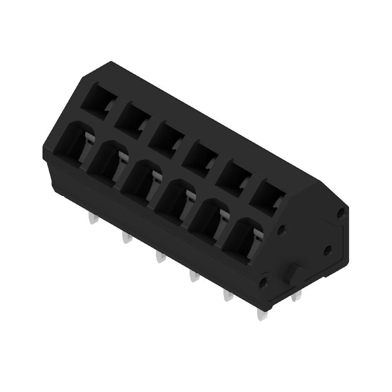 1811880000 - 5.00 mm PCB Terminal, 6 Poles, 135° Angle, Tension-Clamp  (Pack of 100)