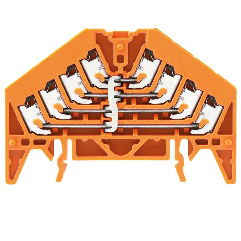 1301630000 - 1.5 mm² Polycarbonate Component with 16 Connections in Orange  (Pack of 20)