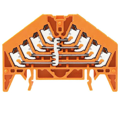 1301630000 - 1.5 mm² Polycarbonate Component with 16 Connections in Orange  (Pack of 20)