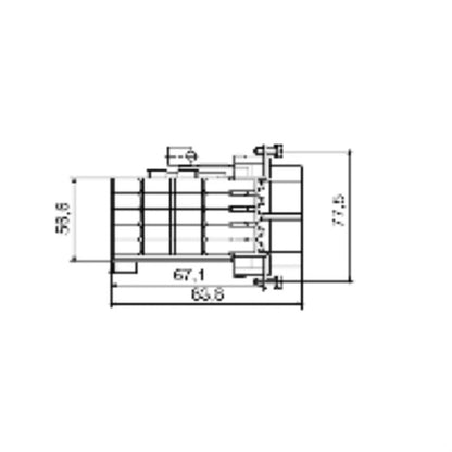 1848760000 - 16-Pole DSTV HE SR16 S Installation Kit, Pack of 10  (Pack of 10)