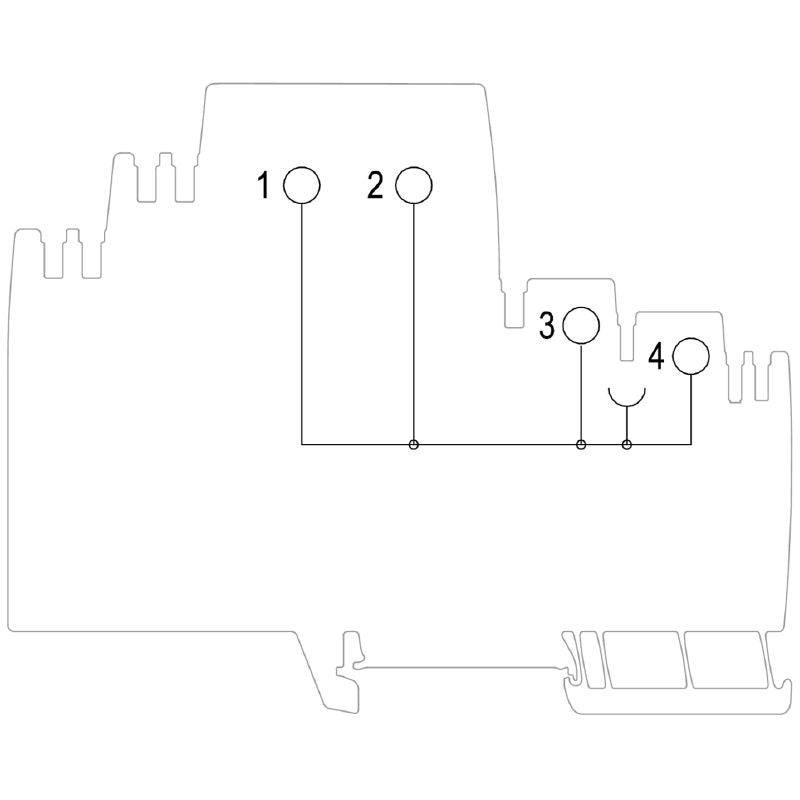 2122930000 - Push-In Connection 12A Device, 96.5mm Deep, RoHS Compliant  (Pack of 10)