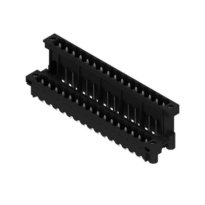 1866330000 - 5.08mm Pin Pitch Black PCB Connector for Flange Mounting  (Pack of 12)