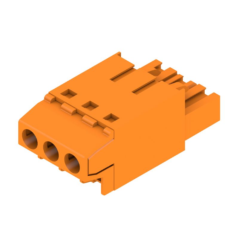 1499660000 - 5.08mm 3-Pole PCB Connector, 180° Angle, 120 Pieces  (Pack of 120)