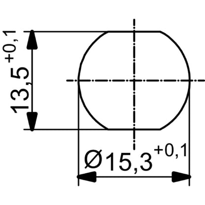 2422250000 - IP67 Nickel-Plated Connector with 8 Poles, PG 9 Thread  (Pack of 10)
