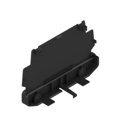 1189890000 - AP 110 BK Black End Plate, 27.2mm Width, RS 100 Compatible  (Pack of 10)