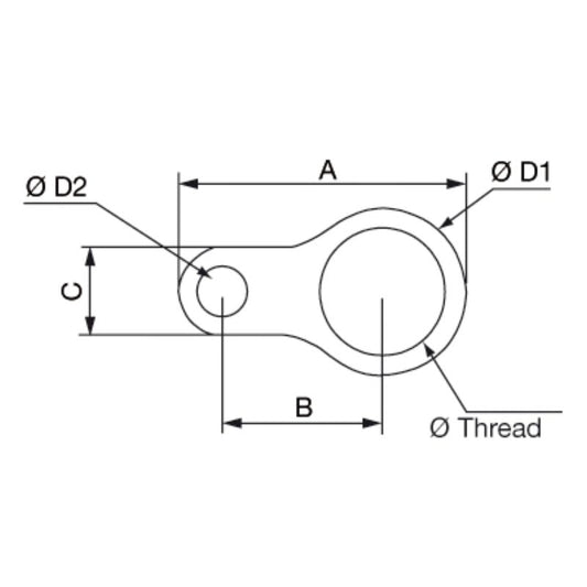 1736490000 - Durable 53.8mm Brass Earthing Ring, RoHS Compliant  (Pack of 20)