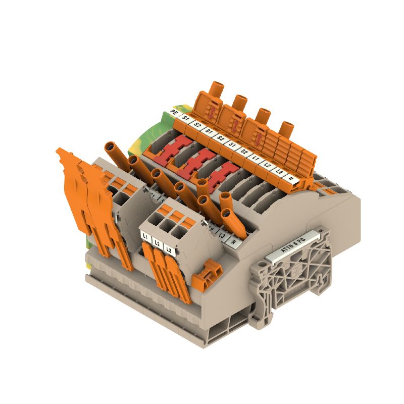 2762280000 - 6mm² Push-In Test Disconnect Terminal, 500V, 30A  (Pack of 50)
