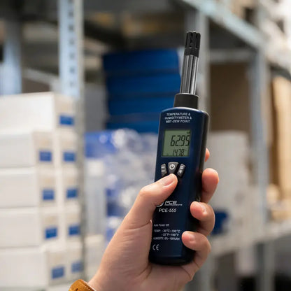 PCE-555 - Portable Digital Hygrometer & Thermometer for Quick Climate Monitoring