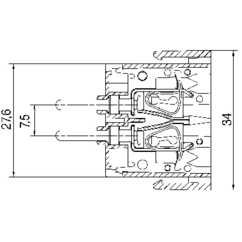 1730120000 - Heavy-Duty Connector, 25.4mm, RoHS, 14A, 400V  (Pack of 10)