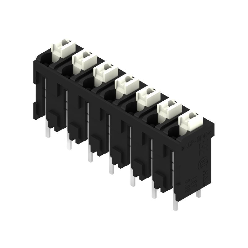 1876220000 - Black 7-Pole Terminal Board with 5mm Pitch, 3.5mm Pins  (Pack of 175)