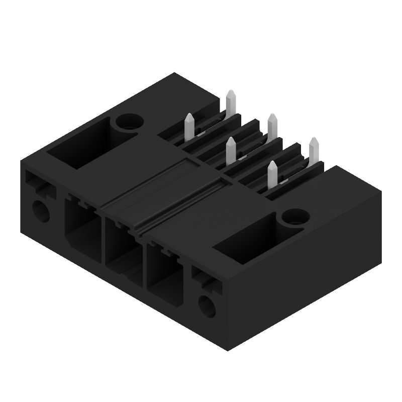 1931490000 - 7.62mm Male PCB Connector with 3 Poles, Black  (Pack of 48)