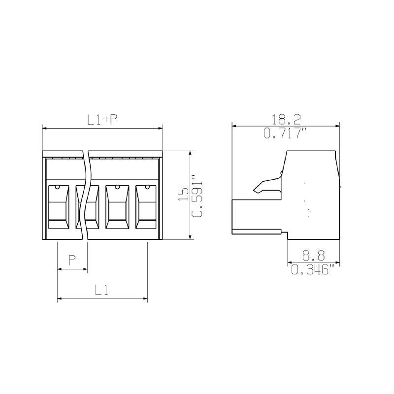 2647370000 - 5.08mm Connector with Clamping Yoke for Versatile Wire Applications  (Pack of 48)