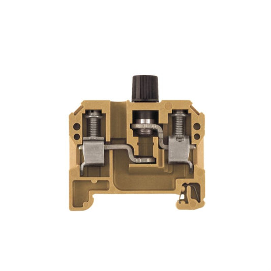 0501620000 - Yellow Screw Connect 10mm² Fuse Terminal, 10A Rated  (Pack of 20)