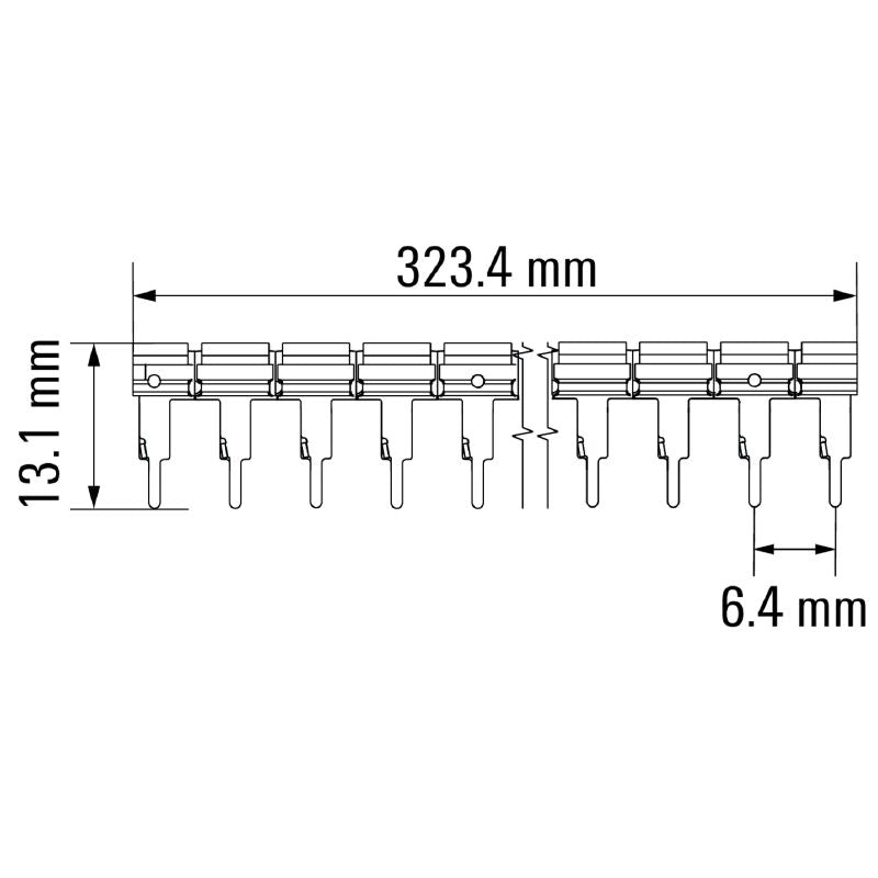 2556370000 - 6.4mm Cross-Connector, 300V, 17.5A, RoHS Compliant  (Pack of 10)