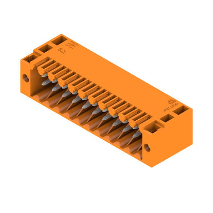 1728550000 - 3.5mm 22-Pole PCB Connector with Orange Flange Mount  (Pack of 36)