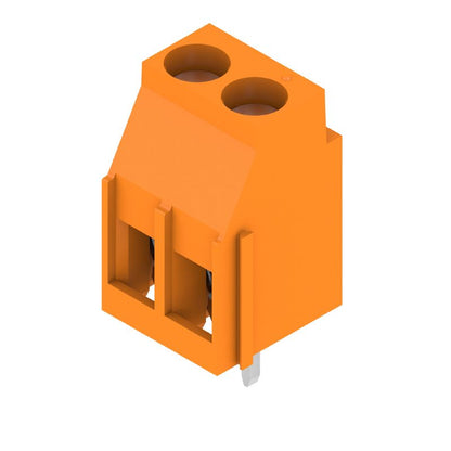 1934250000 - 5.08mm 2-Pole PCB Terminal, 90° Angle, Orange  (Pack of 100)