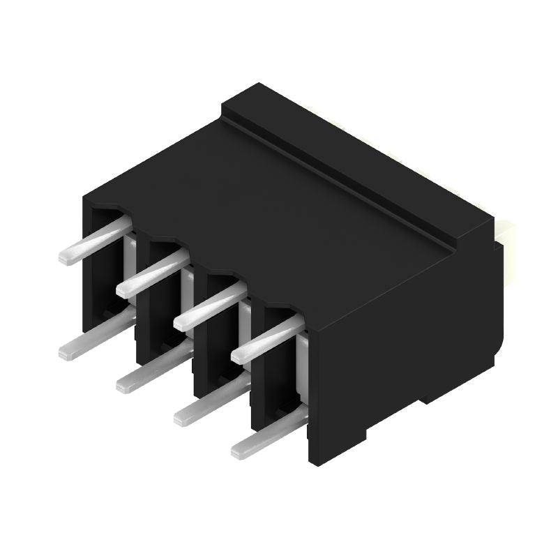 1875590000 - Black 4-Pole PCB Terminal, 3.81mm Spacing, 3.5mm Pins  (Pack of 175)