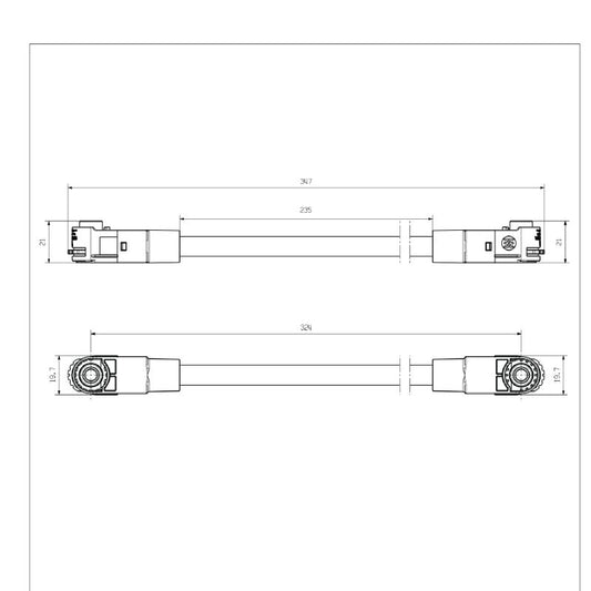2938270000 - RoHS Compliant PA 66 Connector, 324mm, IP67, 120A