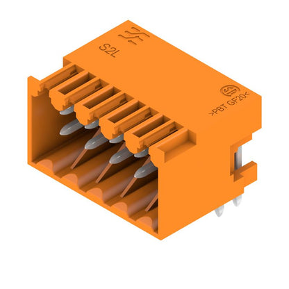 1727850000 - 10-Pole 3.5mm Orange PCB Connector with THT Solder  (Pack of 96)