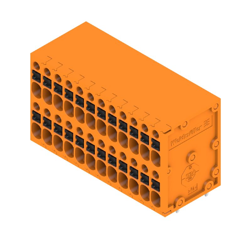 2001040000 - 3.5mm Orange PCB Terminal, 24 Poles, 90° Angle  (Pack of 20)