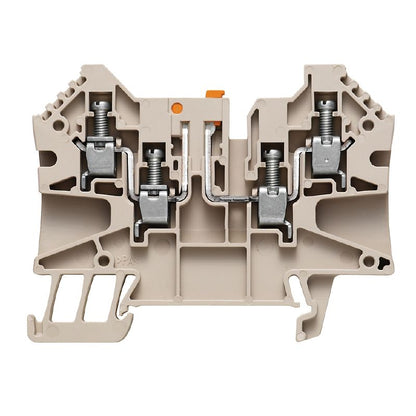 1905090000 - Dark Beige 4mm² 27A Terminal Block with Easy Mounting  (Pack of 50)