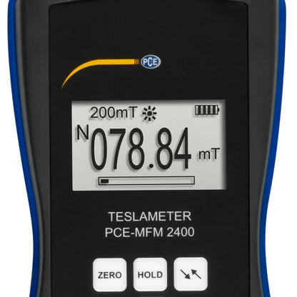 PCE-MFM 2400+ - Accurate 2400 mT Magnetic Field Meter with Backlight